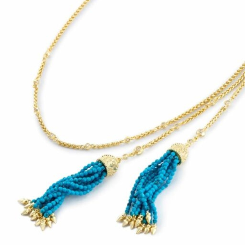 🎉host pick💥 KS Monique Gold Turquoise Lariat